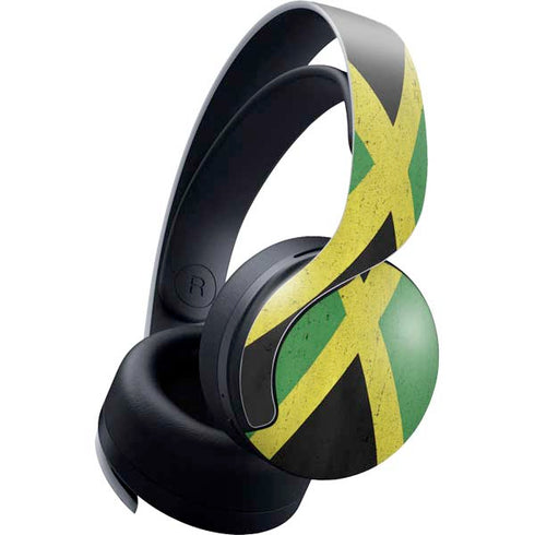 Jamaica Flag Distressed PULSE 3D Wireless Headset for PS5 Skin